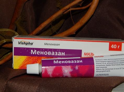 лечение на остеохондроза с меновазин